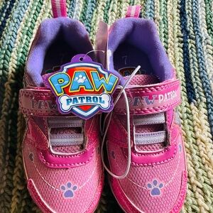 Paw Patrol Sneakers Pink Purple Velcro Comfort
